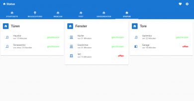 ioBroker Jarvis – Teil 15 – Tür- und Fensterstatus darstellen