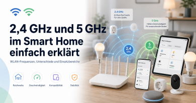 2,4 GHz und 5 GHz im Smart Home einfach erklärt