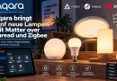 Aqara bringt fünf neue Lampen mit Matter over Thread und Zigbee
