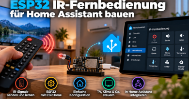 ESP32 IR-Fernbedienung für Home Assistant bauen
