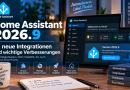 Home Assistant 2026.9: 13 neue Integrationen und wichtige Verbesserungen