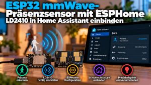 ESP32 mmWave-Präsenzsensor mit ESPHome bauen: LD2410 in Home Assistant ...